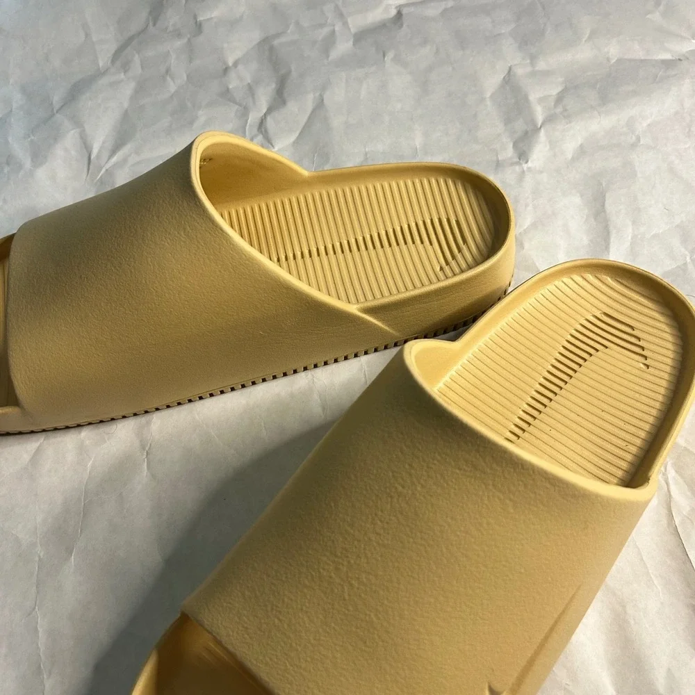 Nike Calm Slide‎ Sesame FD4116-200 Mens Size M18 W19 Cream Tan Beige